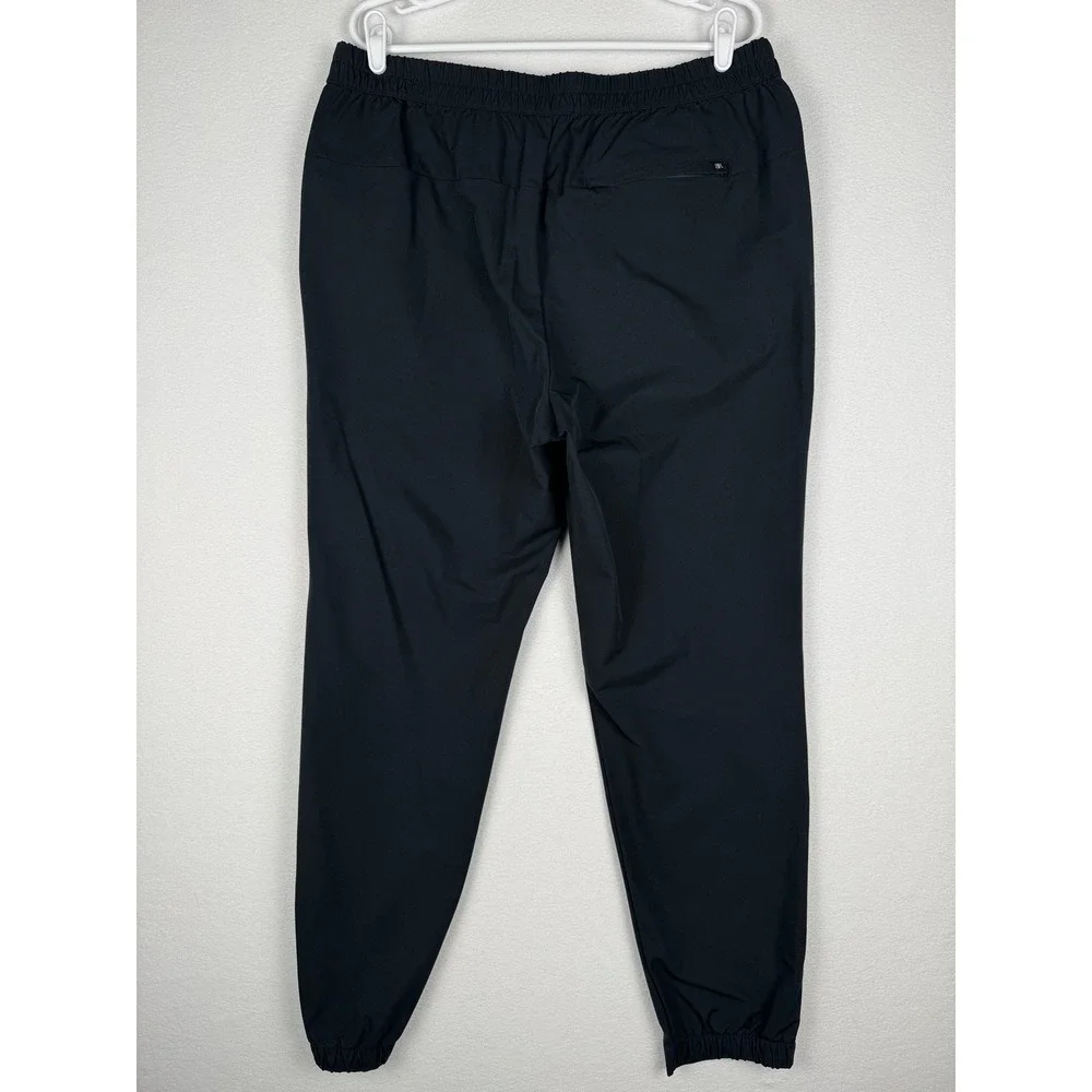 Banana Republic Motion Tech Hybrid Pants Mens 35x31 Black Lightweight Athleisure